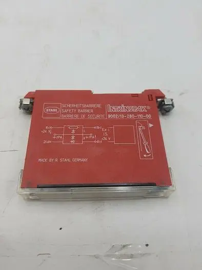 Used STAHL 9002/13-280-110-00 24VDC SAFETY BARRIER Relays & Switches Michigan US | ND Industrial Surplus #1208319