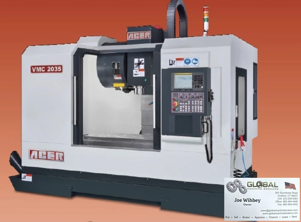 Acer VMC-2035 43"X 20" Table 10K Rpm Vert Machining Center W/Fanuc 0i-MF Control