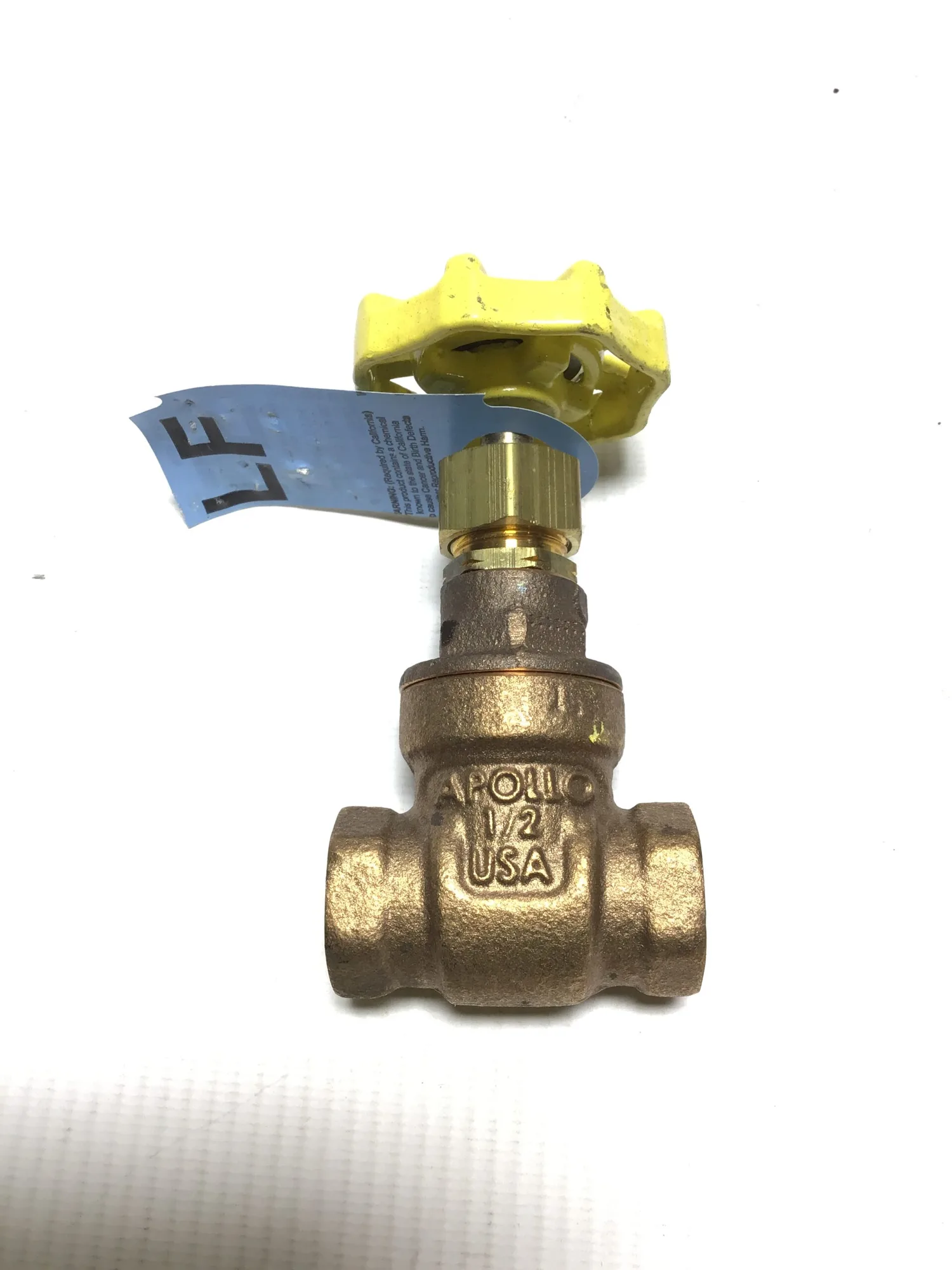 Apollo 102T12LF Bronze Gate Valve 1/2 in NPT 670750686672 Non Rising Stem