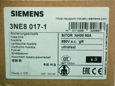 New | in-Stock SIEMENS 3NE80171 Fuses Ohio US | HGR 24 #801916