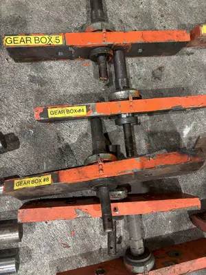 2.5" DAHLSTROM ROLLFORMER PARTS, SHAFT ARBORS, GEARS, SIDE PASSES & MORE: STOCK #22621