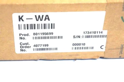NEW HBM TYP: WA/10MM TRANSDUCER 173410114 , K-WA-T-010W-33S-S1-F1-2-8-3 , K-WA