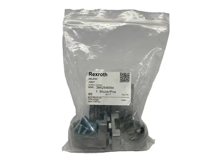 New | in-Stock Bosch Rexroth Profile Connection Joint 45X45 Lockable Conveyor Parts Michigan US | Maverick Industrial Sales #1414294