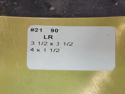 90 Degree Pipe Elbow Cover No. 21