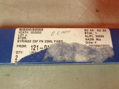 USED SGE 25F FN 25ML