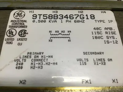 USED GENERAL ELECTRIC 9T58B3467G18