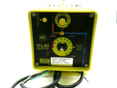 USED LMI PUMPS B721-297 METERING PUMP PULSE INPUT 50/60HZ B721297