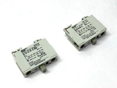 USED SPRECHER+SCHUH AUXILIARY CONTACT BLOCK 690V 16A LOT OF 2