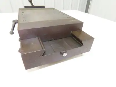 Milling Machine Sliding Dovetail Fixture Table 8"x12" Threaded Jig Plate READ
