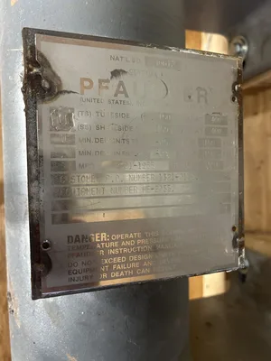 Pfaudler Shell and Tube Heat Exchanger 8″ Diameter x 56″ Long