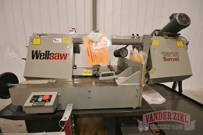New | in-Stock WELLSAW 1316S Horizontal Band Saws Michigan US | Vander Ziel Machinery Sales #1541203