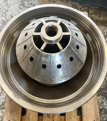 Alfa-Laval BRPX 417 XGV-71C-50 concentrator centrifuge, 316SS.