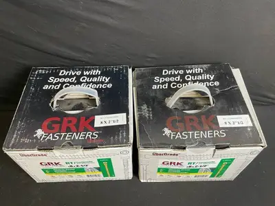 GRK RT Composite Trim Head Screws 8x2-1/2 in - 3,500 Qty per Box (2 Boxes)