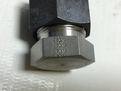 Parker TW3161 P316 Stainless Steel Compression Tube End Cap