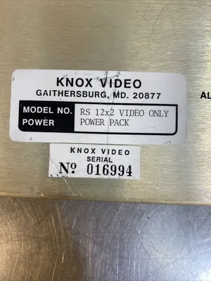Used Knox _UNKNOWN_ Commercial Audio/Visual Equipment South Carolina US | Palmetto Automation #1363028
