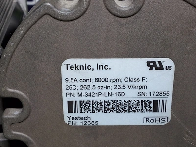 USED TEKNIC M-3421P-LN-16D
