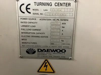 2003 DAEWOO LYNX 210A CNC Lathes | Ditter Industries Inc. (6)