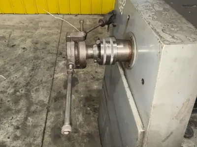 14" X 40" REPUBLIC MODEL #14 ENGINE LATHE WITH METRIC: STOCK #23667