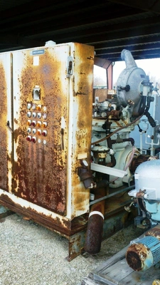 (3) Alfa-Laval MAB 206S-24-60 oil purifiers, SS.