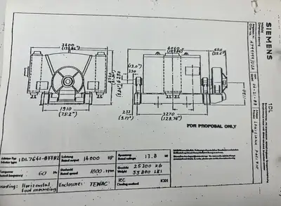 USED SIEMENS 1DL 7641-8 FF 82-Z