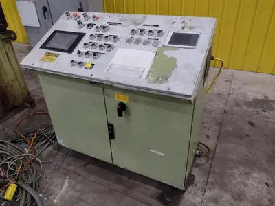 18” X .175”  X 8,000 LBS CWP MODEL #SFAC4-20 SPACE-SAVER AUTOMATIC DOUBLE END SERVO COIL FEED LINE: STOCK #22215