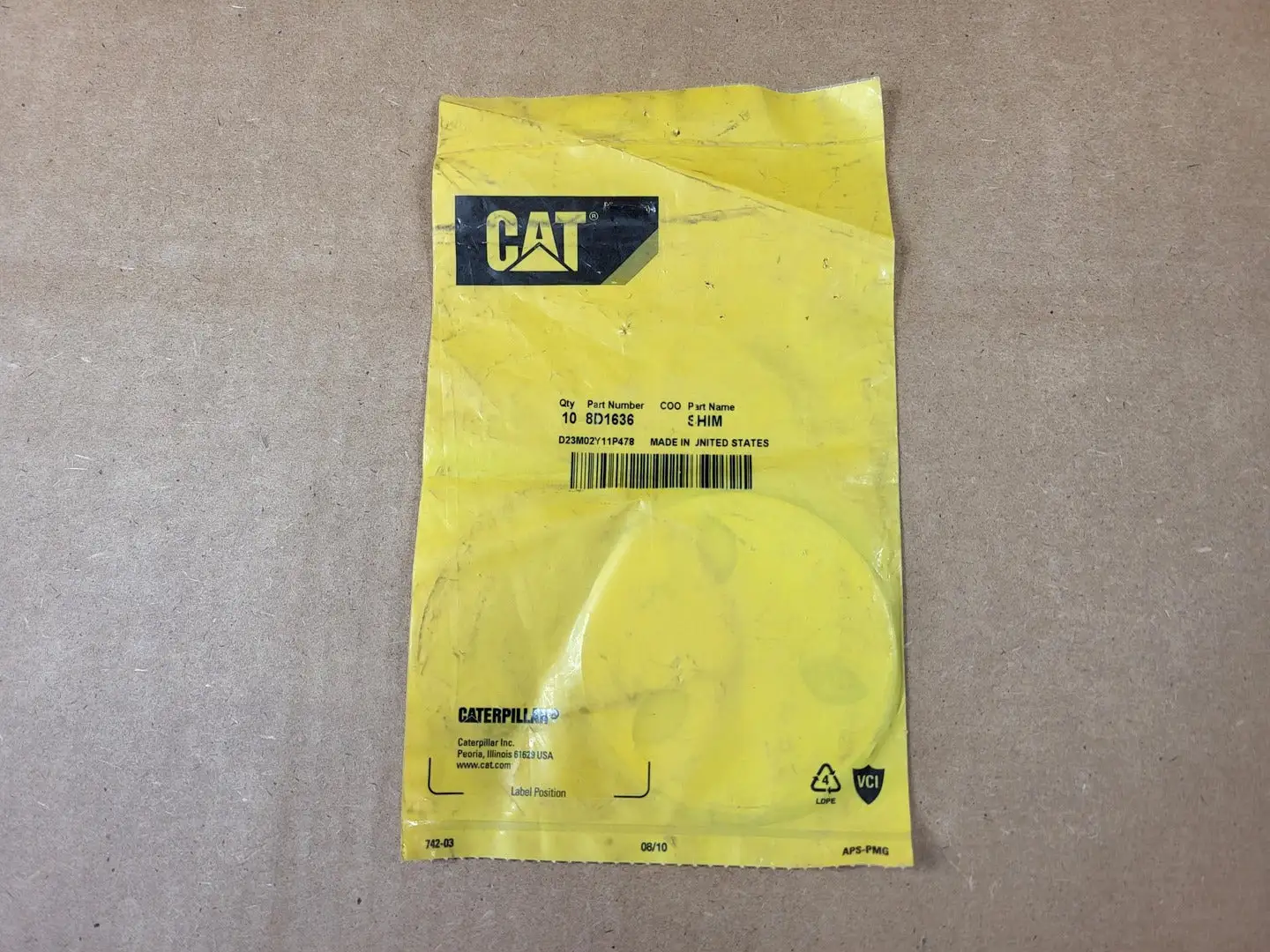 NEW CATERPILLAR 8D-1636
