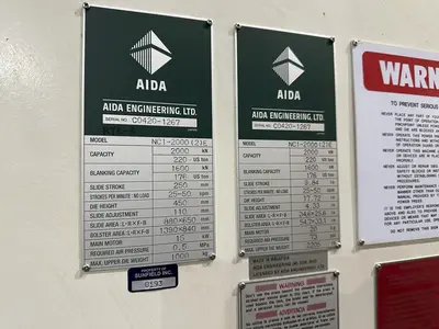 USED 2015 AIDA NC1-2000(2)