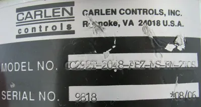 USED CARLEN CONTROLS CC292T-2048-ABZ-MS-FM-2T0S ENCODER CC292T2048ABZMSFM2T0S