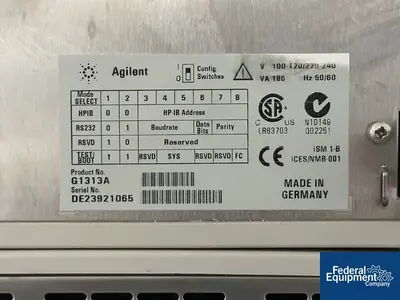 USED Agilent Agilent 1100 Series HPLC System