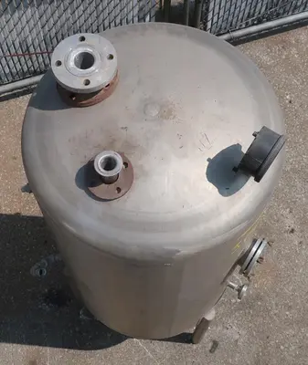 SPC7214  Distillation Column and Still APV bubble cap tray distillation column, 15 trays, Stainless Steel