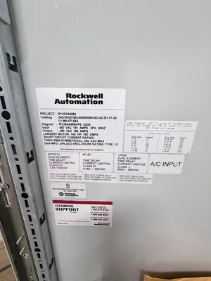 2023 Rockwell Automation 24G1AHD186JA6NNNNN-ND-AD-B1-F1-IB-L1-MN-P7-S54 Electrical Panels | Yellow Tag Capital Recovery (8)