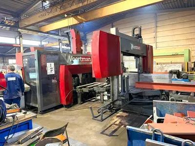 USED VOORTMAN 1250 X 500 MM DRILL SAW LINE