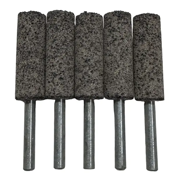 Surf-Pro 5/8" Mounted Points W197, 30R Grit, 1/4" x 1-1/2" Shank 5 Pack