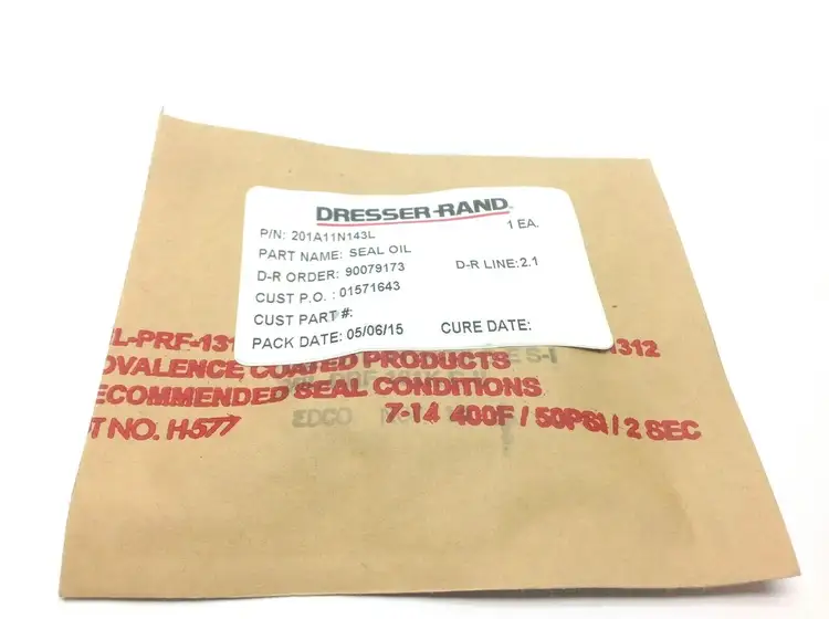New | in-Stock Dresser Rand 201A11N143L Seals & Gaskets Michigan US | Maverick Industrial Sales #1395907