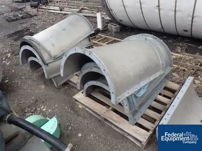 USED Asdor Limited 27"x 36' Asdor Vertical Screw Conveyor, S/S