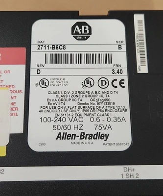 USED Allen-Bradley 2711-B6C8