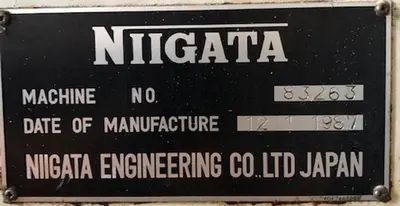 USED 1987 NIIGATA 3UMA