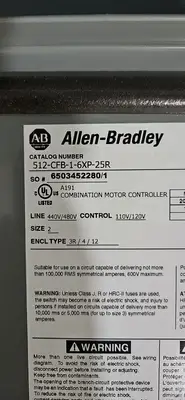 Allen Bradley 512-CFB-1-6XP-25R / 500F-CO*930 / TRS40R Combination Starter. L4E