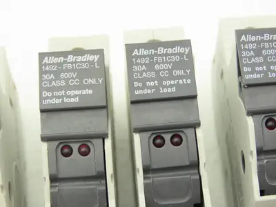 A-B 1492-FB1C30-L Lighted Fuse Holder 30A 600V 1 Pole Class CC Ser B Lot of 9