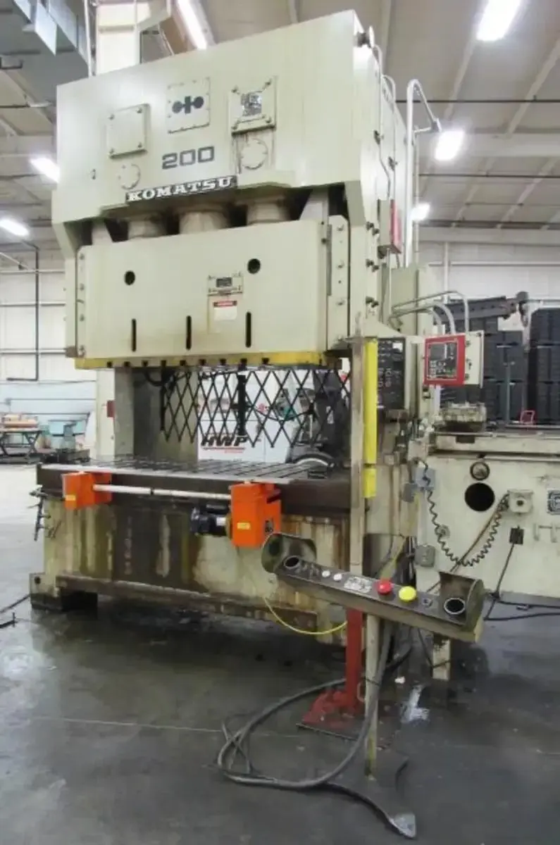 Used KOMATSU OBW-200-2 Gap Frame (OBS) Presses Ohio US | D & D Industries #1277601
