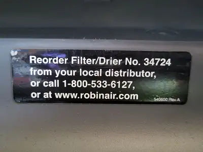 USED 2009 ROBINAIR 34788