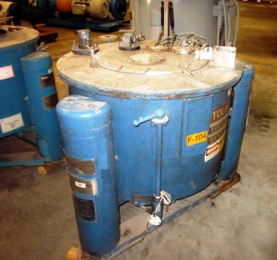 (5) Tolhurst 30 x 18 perforate basket centrifuges, rubber-lined.