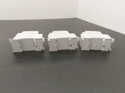 Fuji Electric CP30FM-2P001 Circuit Breakers 250VAC 125VDC 1A 2-Pole Lot of 3