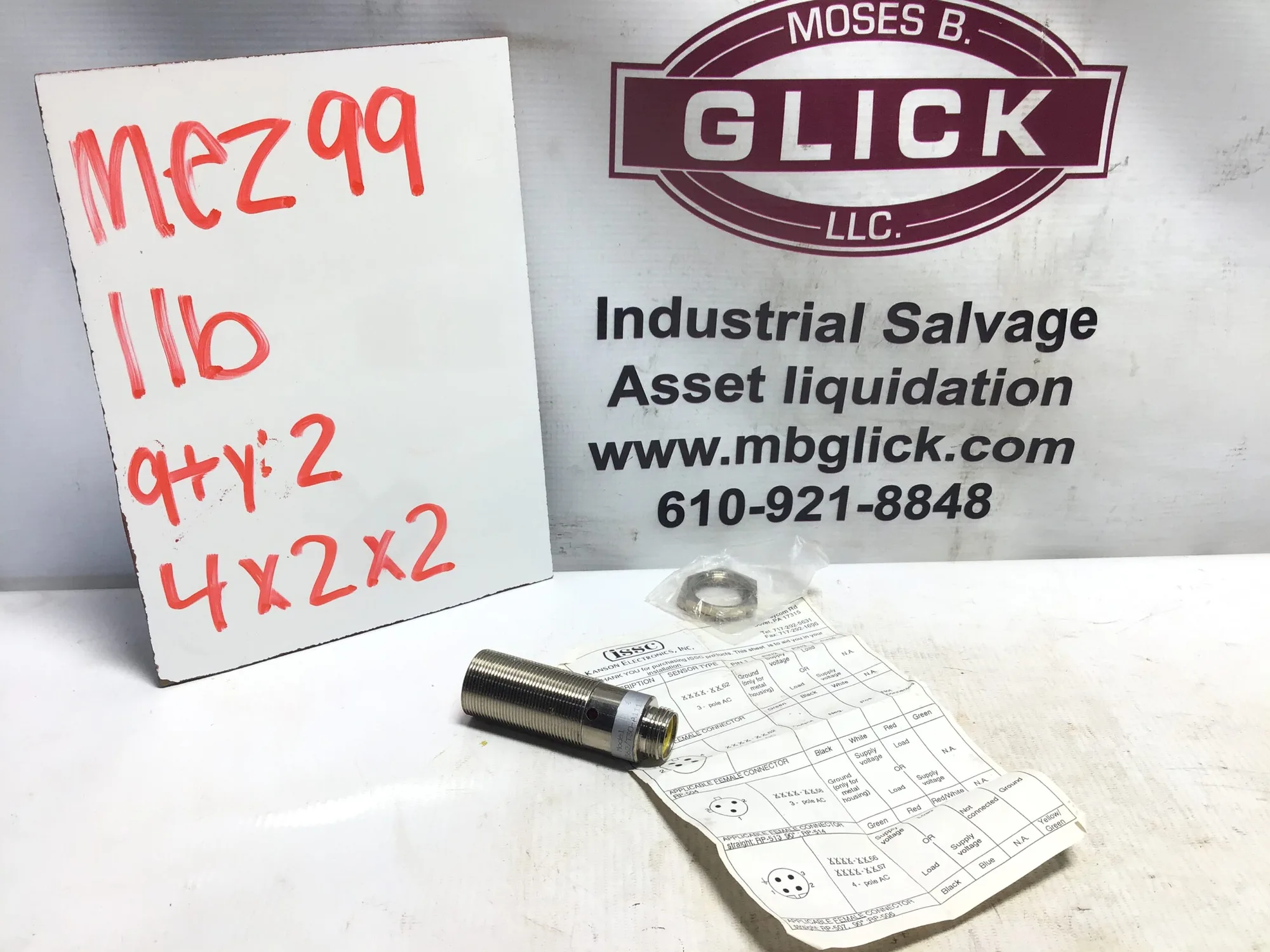 issc Kanson Electronics Proximity Sensor (model 9956-1562/T30-A111)