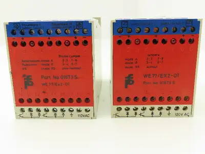 Pepperl+Fuchs WE77/Ex2-OT Switch Amplifier 2-Channel Safety Relay  Lot of 2