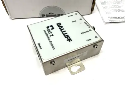 New | in-Stock Balluff HF Communication Module, (13.56 MHz) Ethernet BIS Z-GW-001-TCP PLC Input & Output Michigan US | Maverick Industrial Sales #1401932