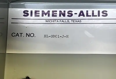 New | in-Stock SIEMENS XL-0DC1-J-H Starters | Surplus Asset Holdings #1204312