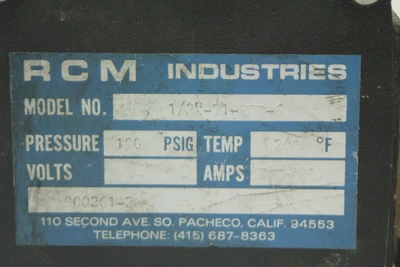 Used RCM Industries 1/2"-71-VUP-6 Plumbing Equipment California US | Davliegogo LLC #1706951