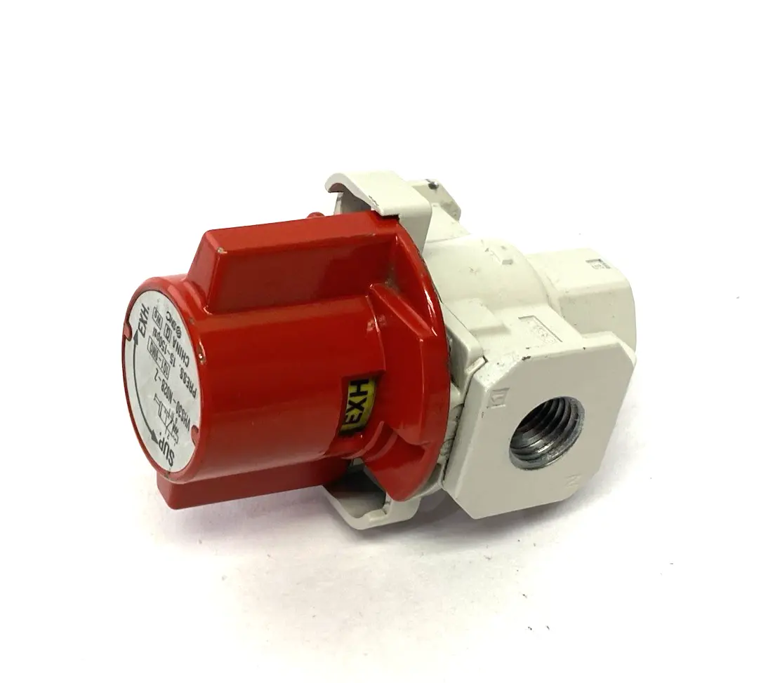 Used SMC Single Action Relief Lockout Valve, Hand Operated, 1/4" NPT Pump & Valve Parts Michigan US | Maverick Industrial Sales #1397581