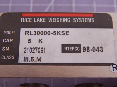 Used RICE LAKE WEIGHING SYSTEMS _UNKNOWN_ Sensors | OCO Industrial #1612006